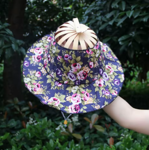 Abanico de mano x Sombrero para el Sol