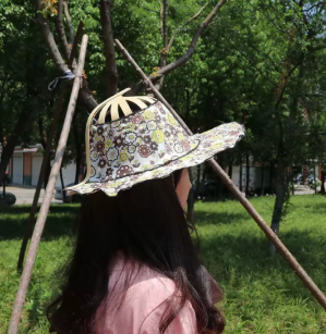 Abanico de mano x Sombrero para el Sol
