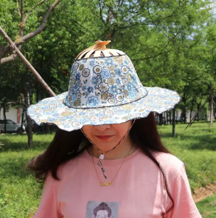 Abanico de mano x Sombrero para el Sol