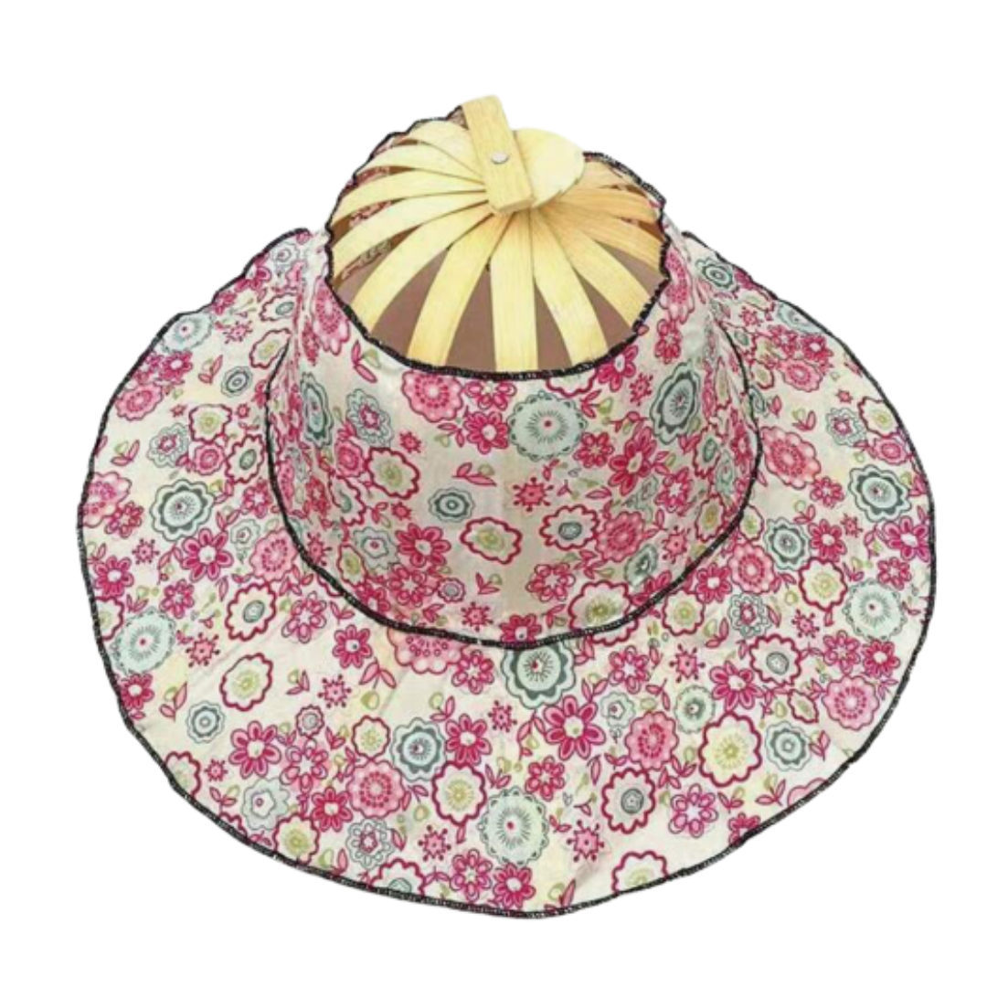 Abanico de mano x Sombrero para el Sol